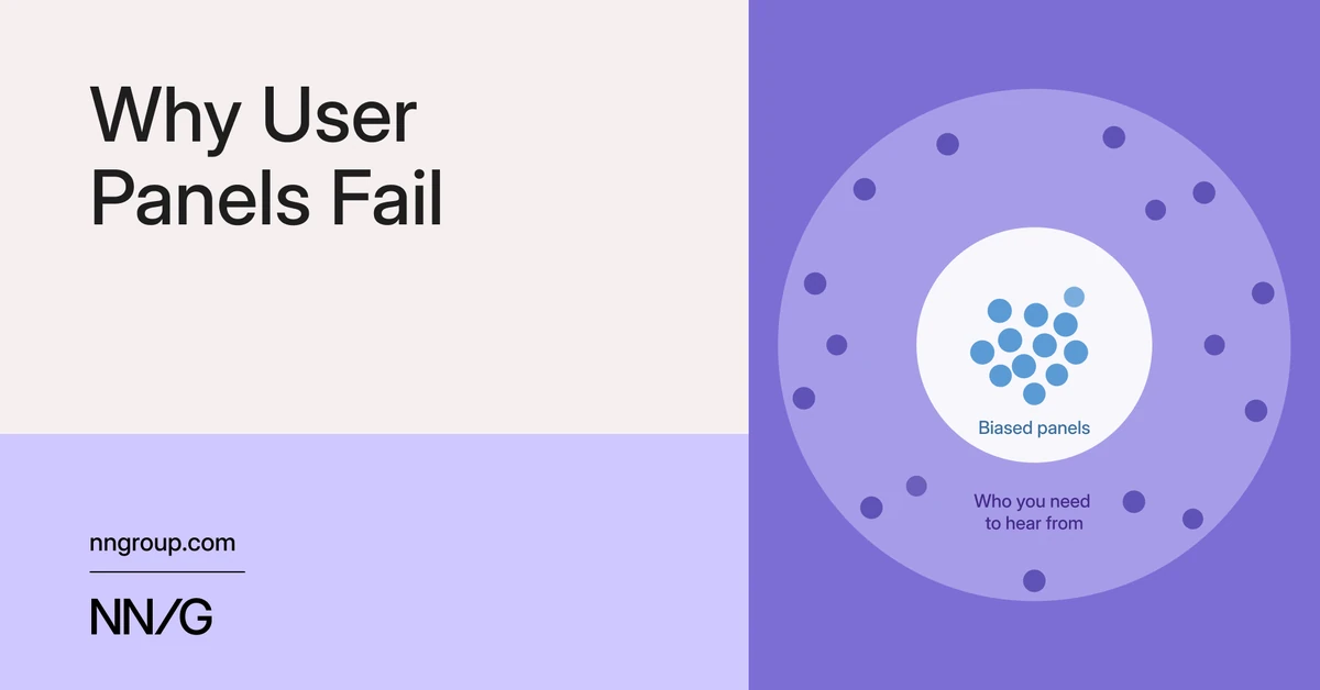 Why User Panels Fail
