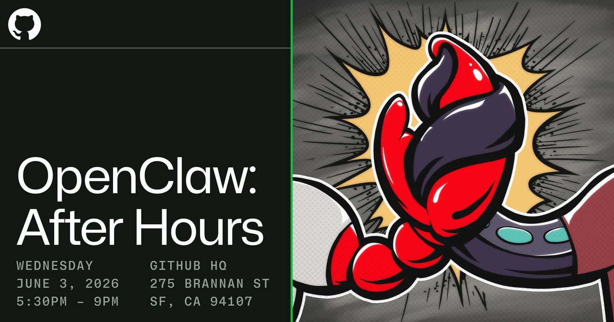 Register now for OpenClaw: After Hours @ GitHub
