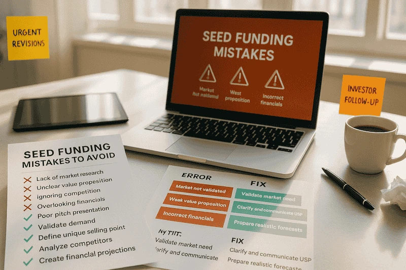 Pitch Deck Mistakes to Avoid in Seed Fundraising for Startups