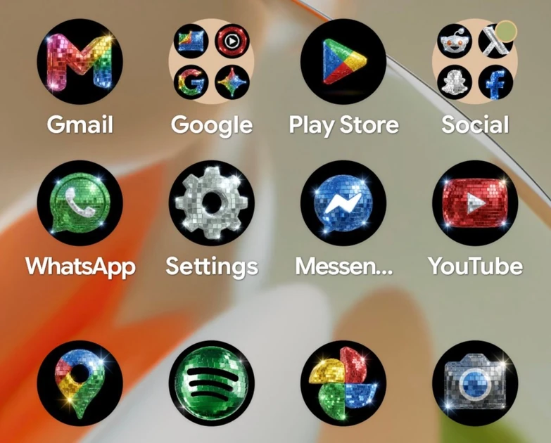 Google goes for the glitter with disco-ball icons: ‘Are y’all sure you still want this?’