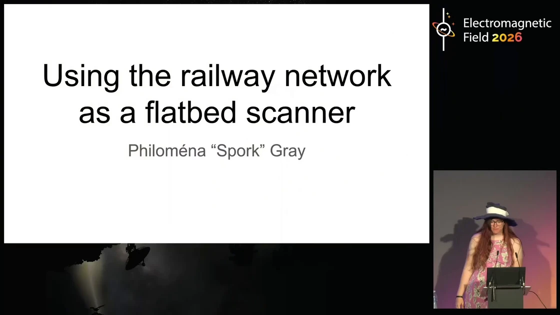 Using the railway network as a flatbed scanner [video]