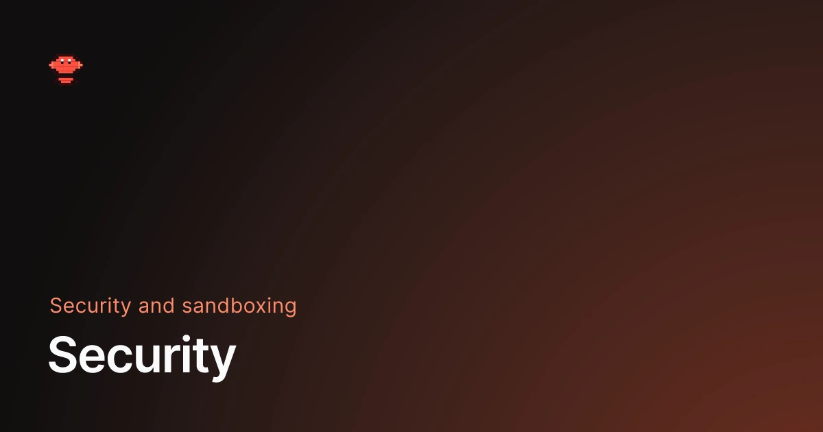 Security - OpenClaw