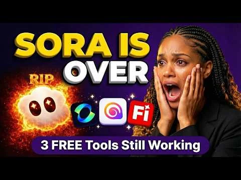IT'S OFFICIAL. OpenAI Just Killed Sora 🛑 (3 FREE Alternatives)