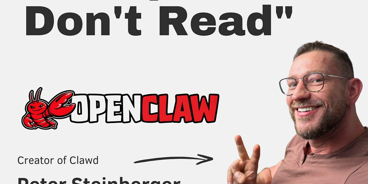 The creator of Clawd: “I ship code I don’t read”