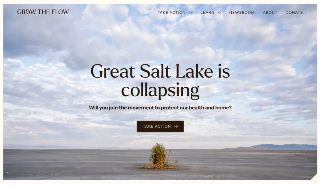 Great Salt Lake Tracker – Grow the Flow