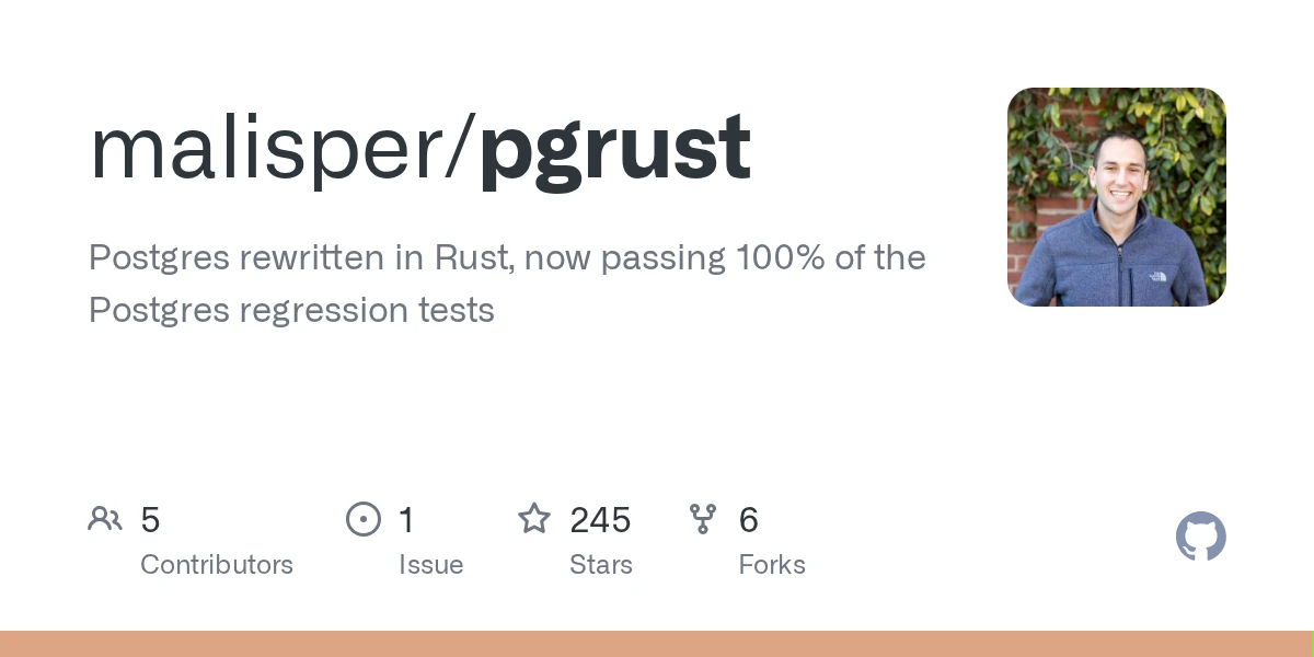 Postgres rewritten in Rust, now passing 100% of the Postgres regression tests