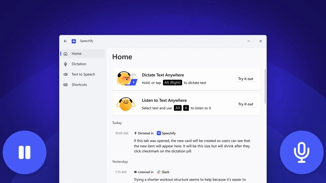 Speechify’s Windows app uses local models for transcription and dictation | TechCrunch