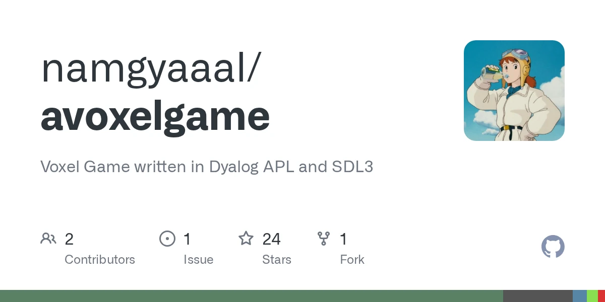 A 3D voxel game engine written in APL