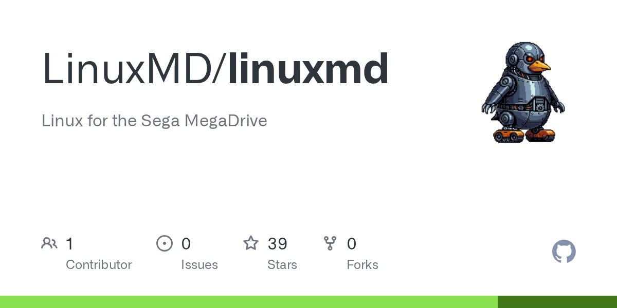 Linux for the Sega MegaDrive