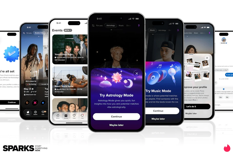 Tinder tries to lure people back to online dating with IRL events, virtual speed dating | TechCrunch