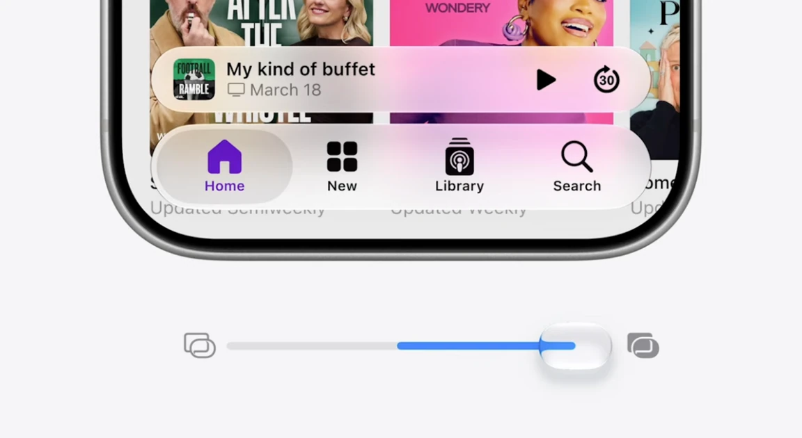 Apple is tweaking its controversial Liquid Glass design