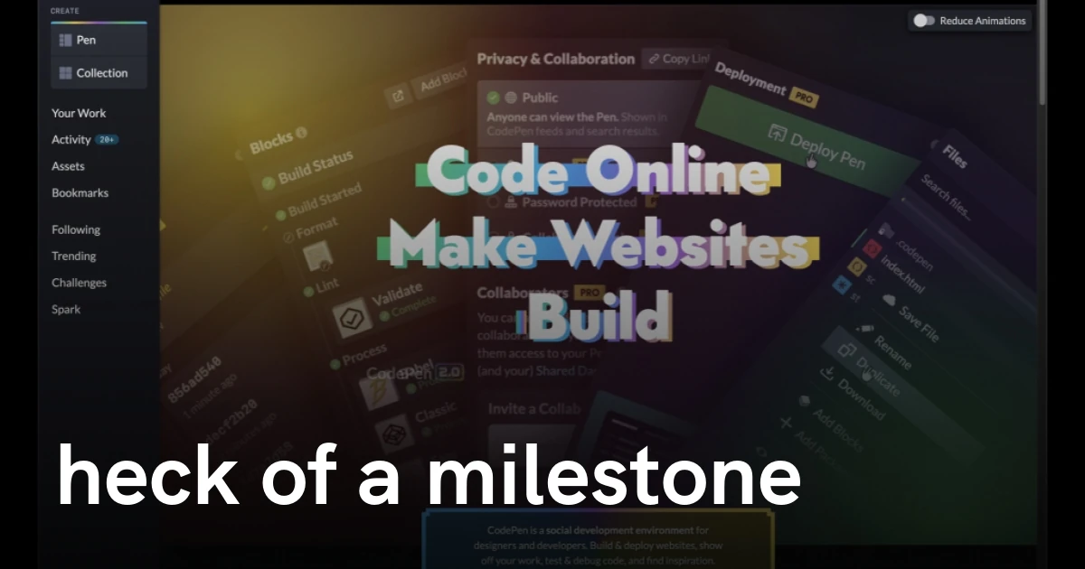 CodePen 2.0