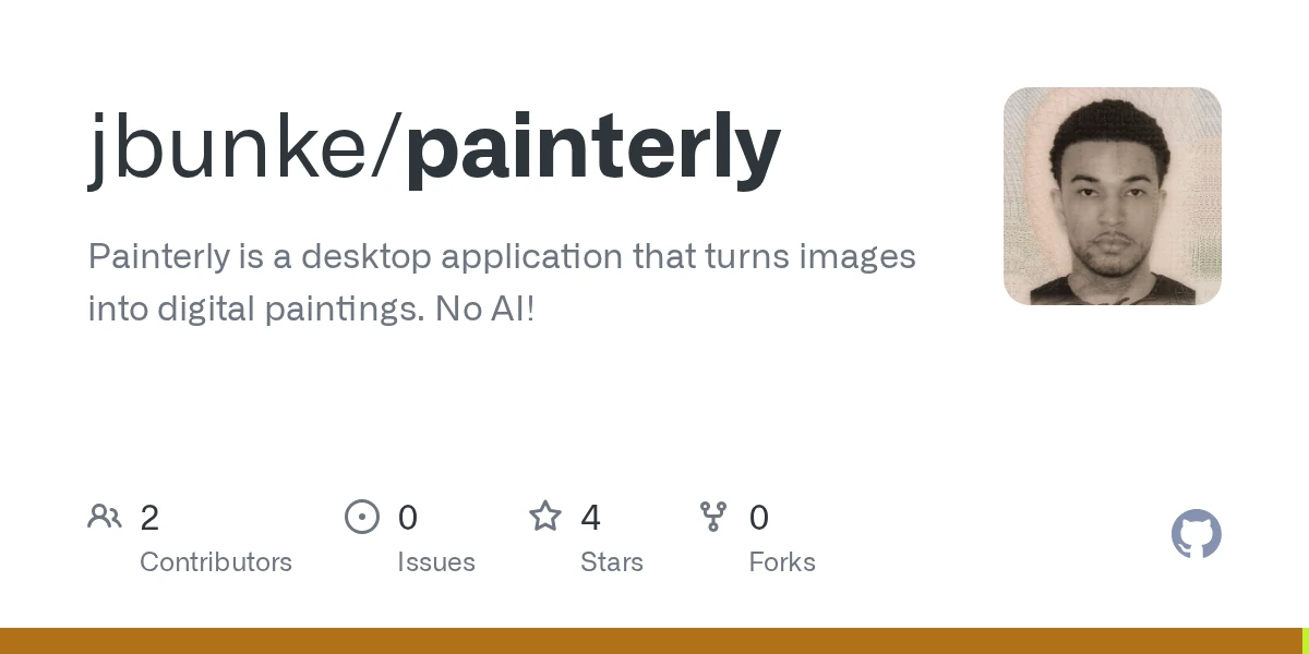 Show HN: Painterly – Turn pictures into digital paintings without generative AI