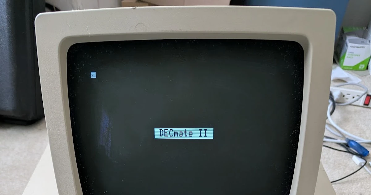 Ahoy, DECmate II the little PDP-8 that could