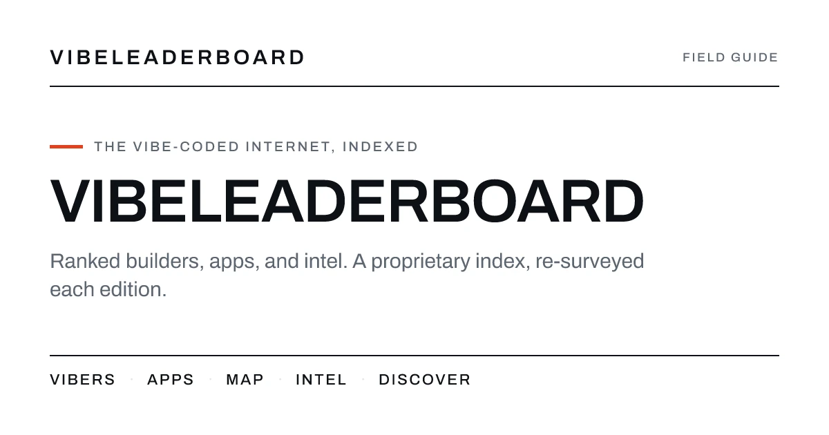 Index of the best vibe coding tools