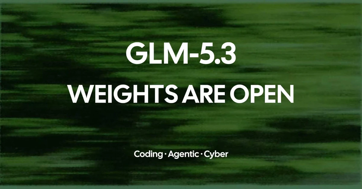 GLM-5.3 is now open-weight