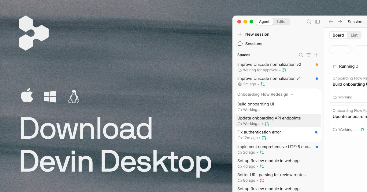 Devin Desktop (formerly Windsurf) — agentic IDE