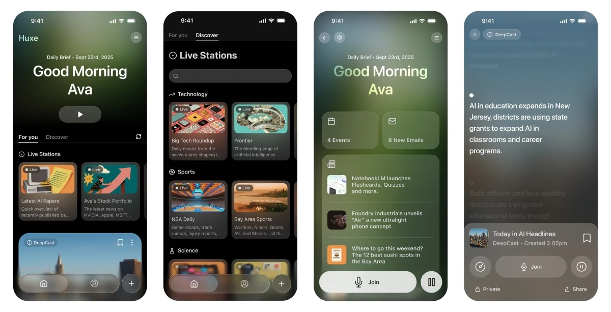 Audio generation app Huxe, founded by former NotebookLM developers, shuts down