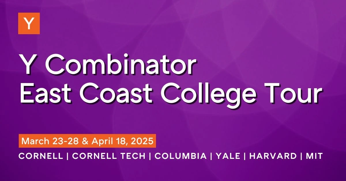 East Coast College Tour 2025 | Y Combinator