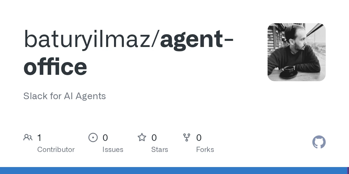 Show HN: Agent Office (Slack for AI Agents) – Similar to Grok Bot but older
