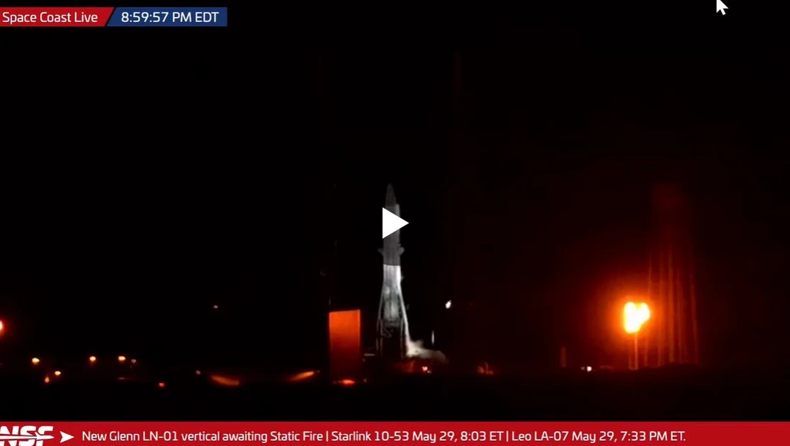 Blue Origin's New Glenn blows up during static fire test