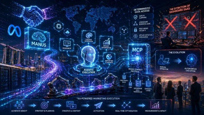The autonomous agent paradigm: Meta’s Manus acquisition, MCP integration, and the disruption of SaaS