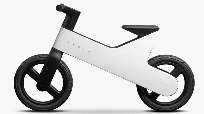 Tesla made a $225 balance bike for toddlers. It has no motor, no pedals, and is already sold out.