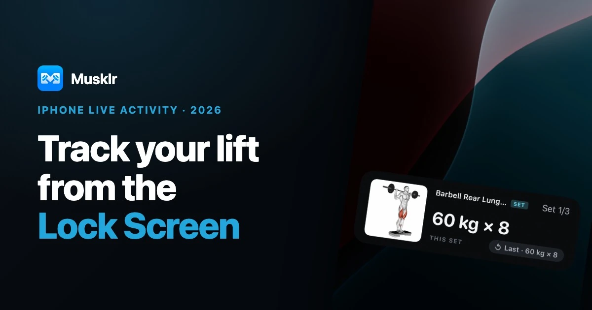 Track your workout from the iPhone Lock Screen