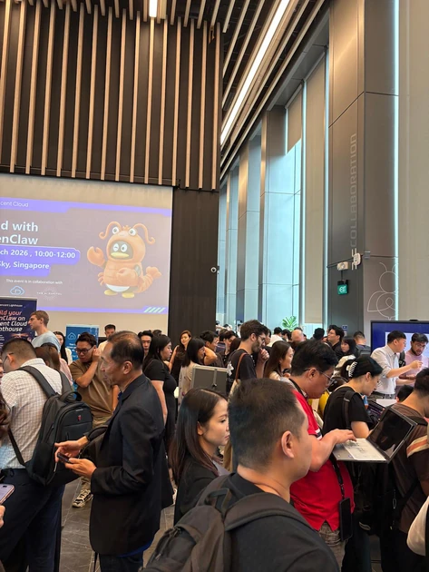 I went to an OpenClaw installation event at Tencent's office. People were raring to go, and the FOMO is real.