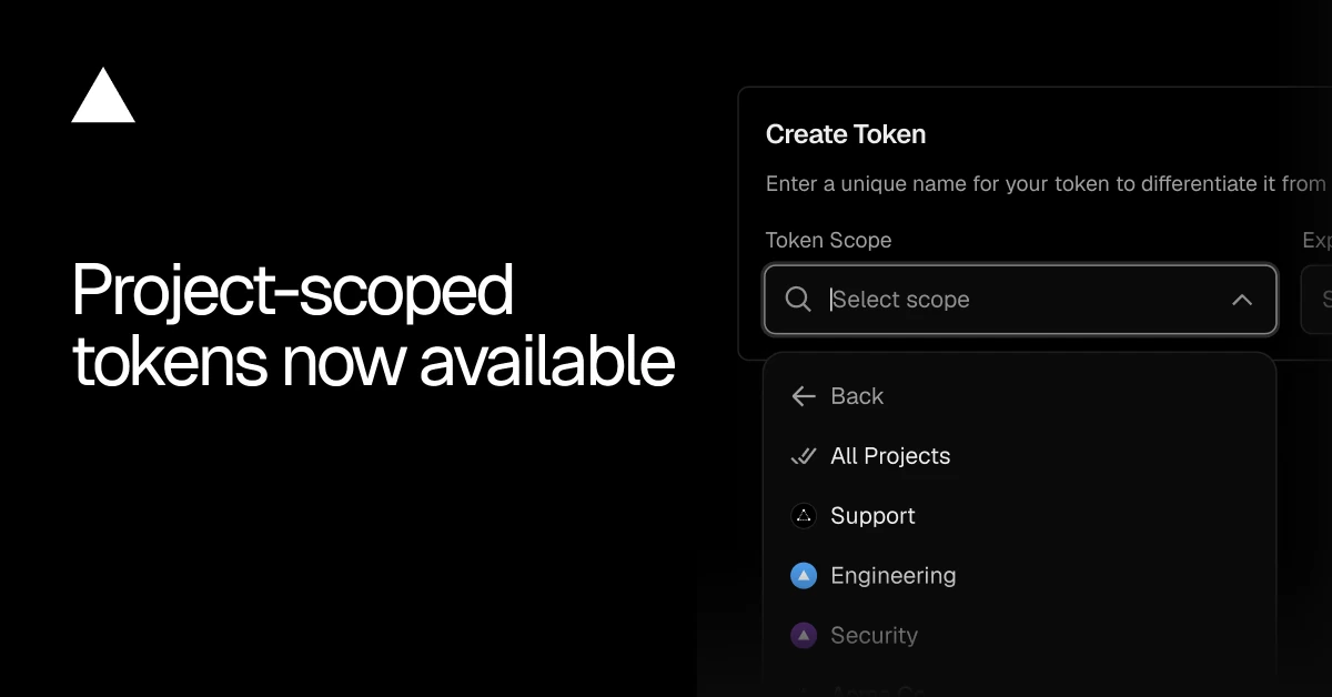 Project-scoped Tokens