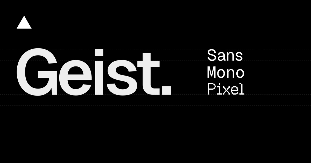 Introducing Geist Pixel - Vercel