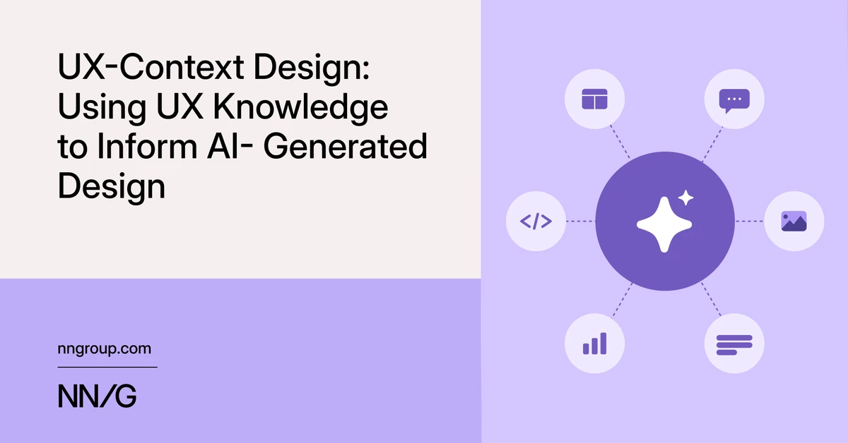 UX-Context Design: Using UX Knowledge to Inform AI-Generated Design