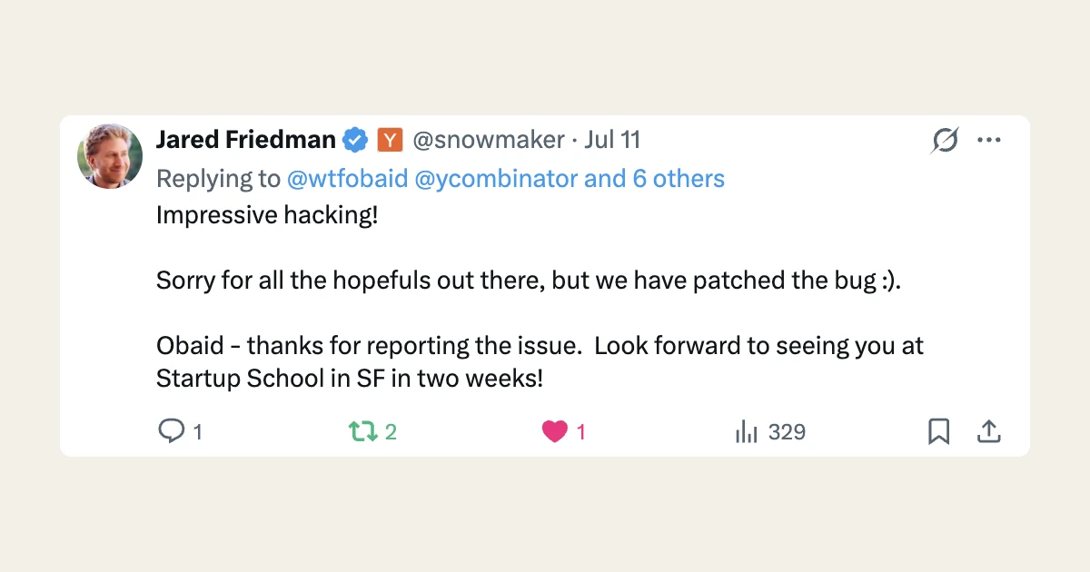 I got into YC by hacking it