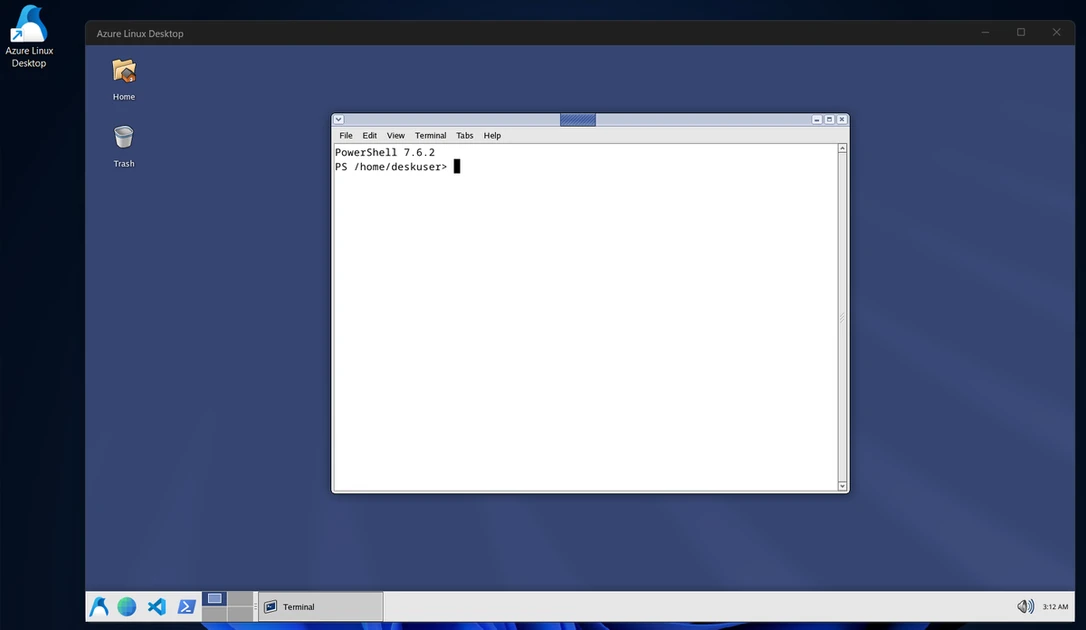 Azure Linux Desktop