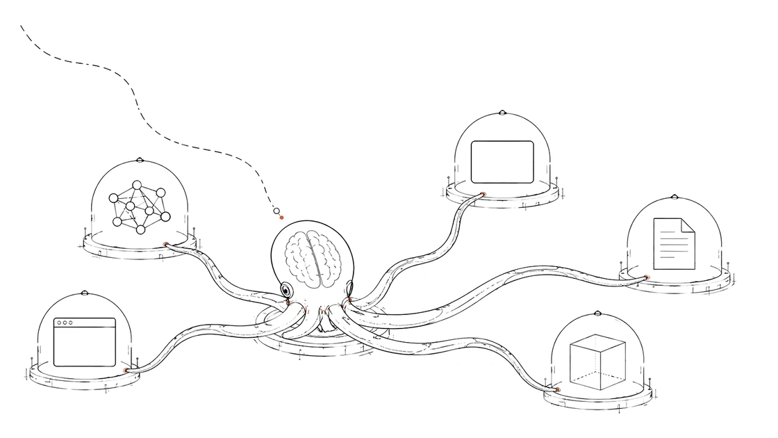 The octopus architecture for AI agents