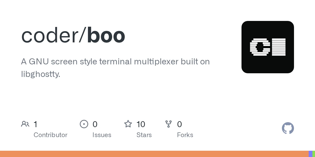 Show HN: Boo – screen-style terminal multiplexer built on libghostty