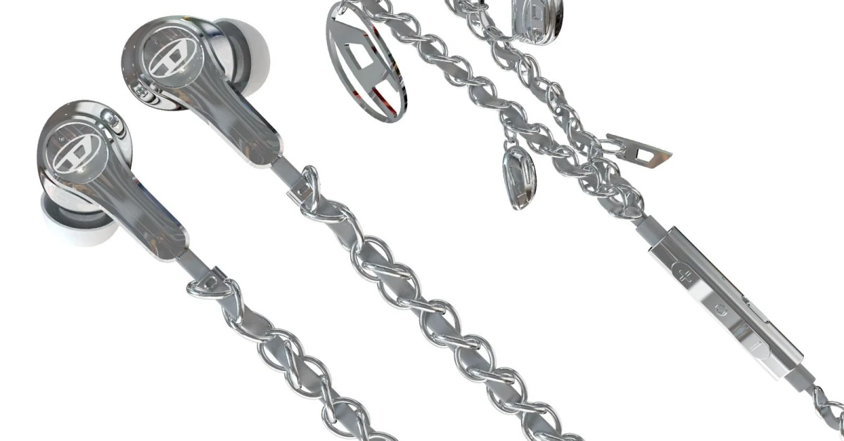 Diesel’s wired earbuds look exactly like wired earbuds from Diesel