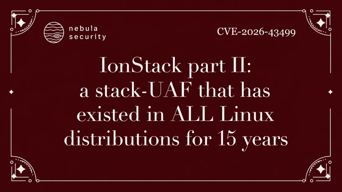 GhostLock, a stack-UAF that has existed in ALL Linux distributions for 15 years