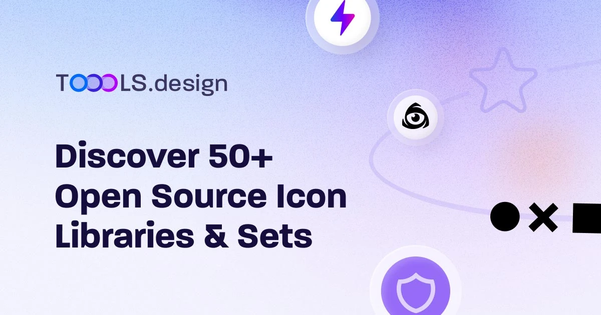 50+ Free Open Source Icon Libraries | Toools.design