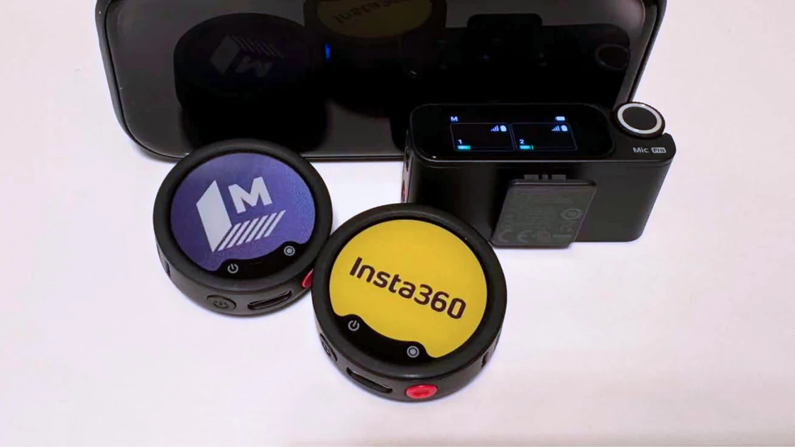 Insta360 reveals Mic Pro with customisable E-Ink display