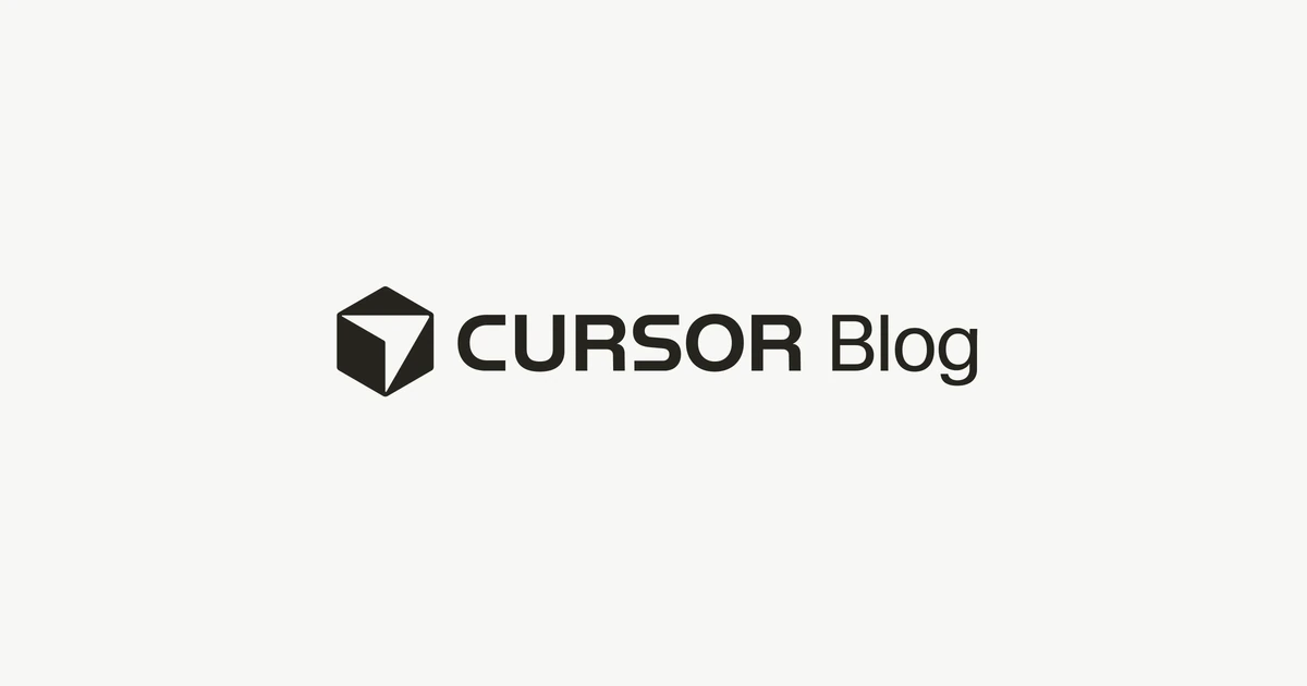 Blog · Cursor