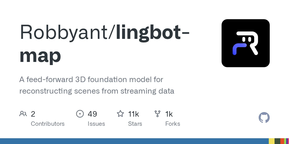 Lingbot-map: A 3D foundation model for reconstructing scenes from streaming data