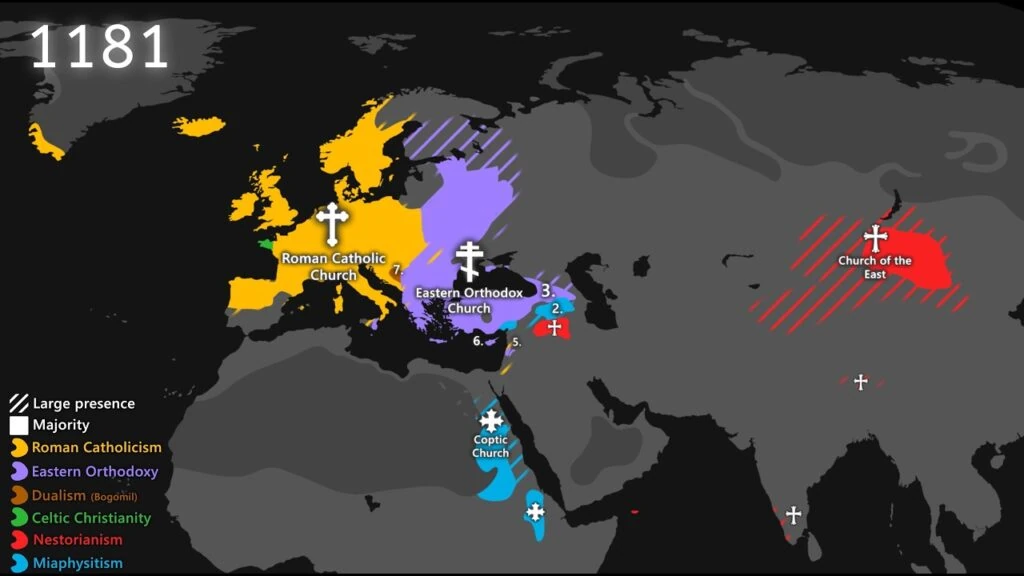 The Spread of Christianity Animated