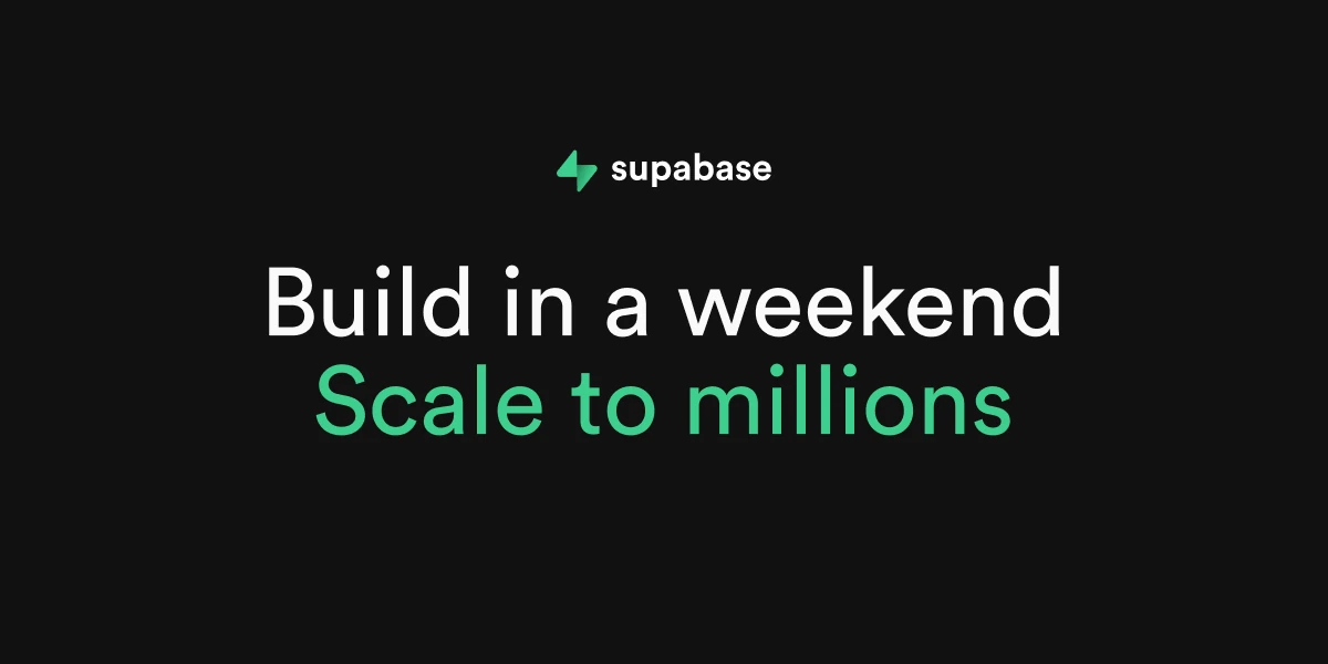 Supabase | The Postgres Development Platform.