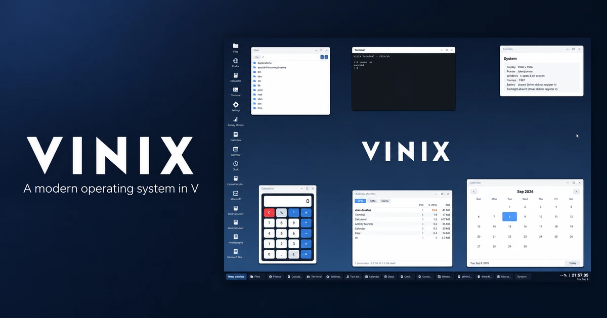 Vinix – A modern operating system written in V