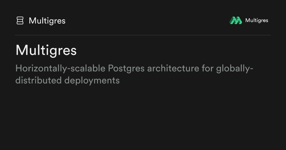 Multigres Supports Listen/Notify Across Pooled Connections