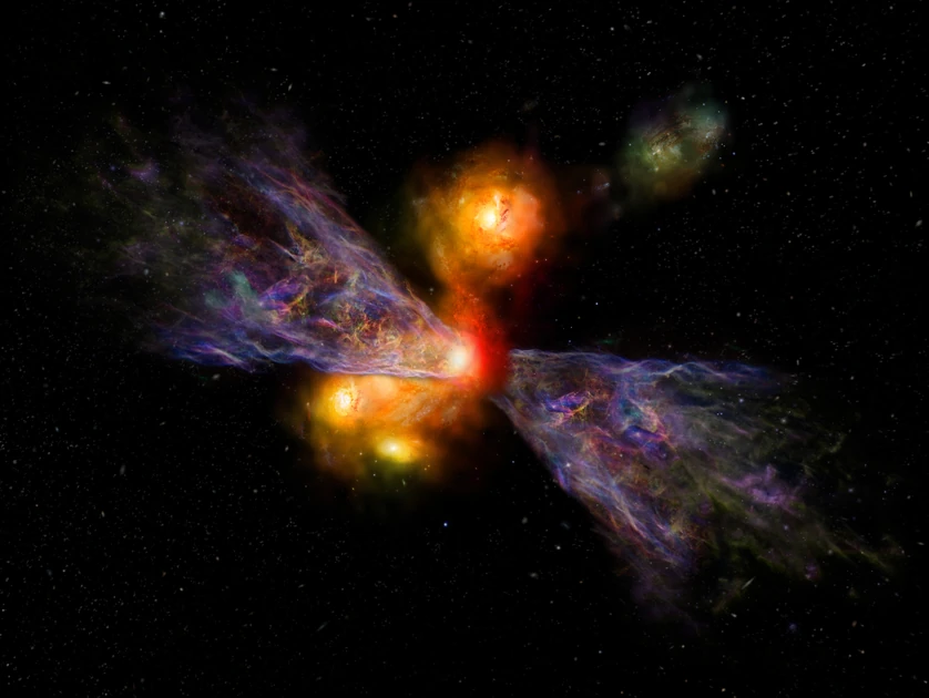 Galaxy-killing wind discovered in the early universe