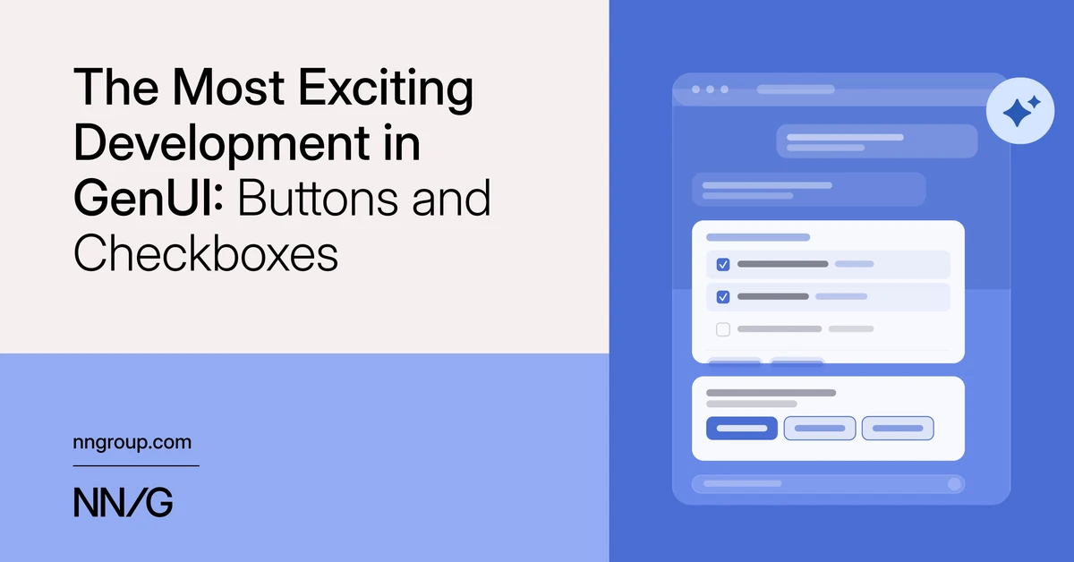 GenUI In Real Life: Buttons and Checkboxes