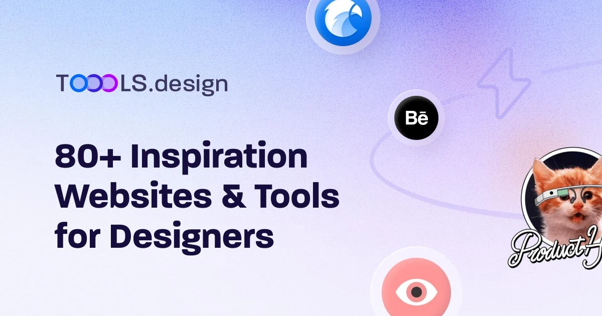 120+ Design Inspiration Sites for UI, Web, Graphic & Branding | Toools.design