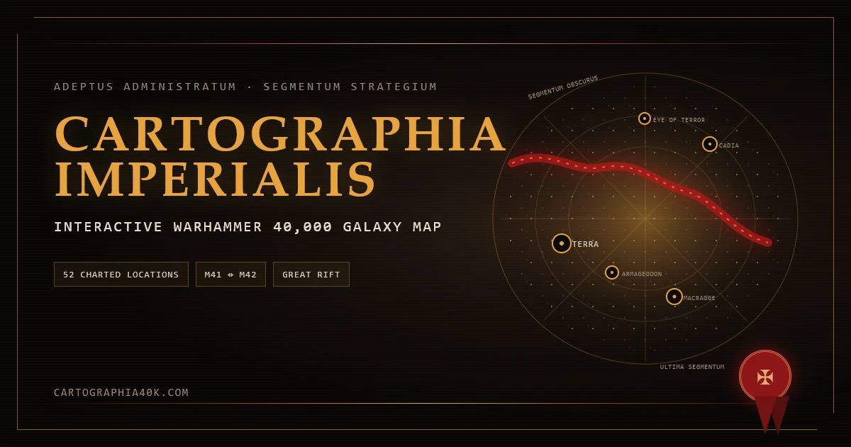 Interactive Warhammer 40k Galaxy Map – Cartographia Imperialis